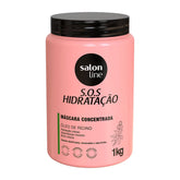 Máscara S.O.S Hidratação Óleo de Rícino Salon Line 1kg