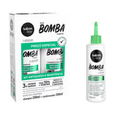 Kit SOS Bomba Antiqueda 200ml + Tônico Fortalecedor Salon Line